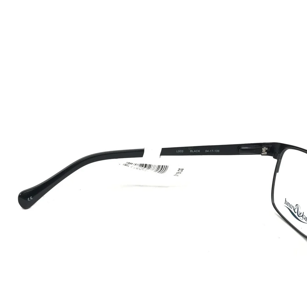Lucky Brand L503 BLACK Eyeglasses Frames Square Cat Eye Full Rim 54-17-135